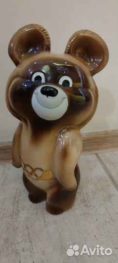 Олимпийский мишка 1980 фарфор