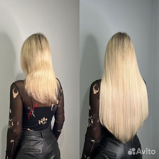 Наращивание волос микрокапсульное премиум