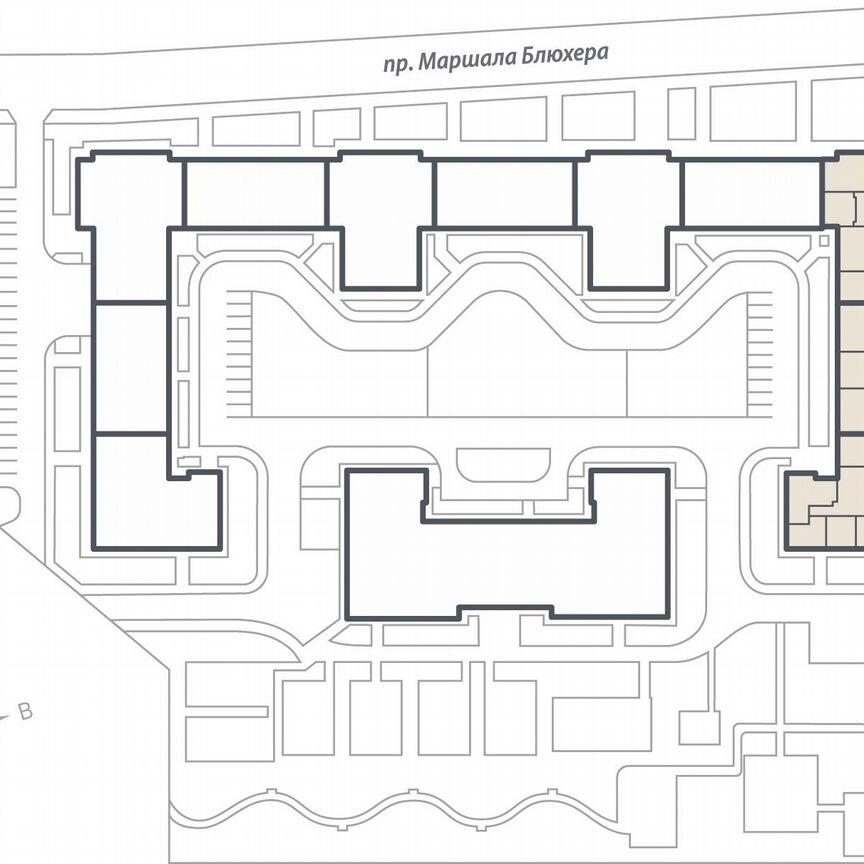 2-к. квартира, 62,7 м², 6/15 эт.