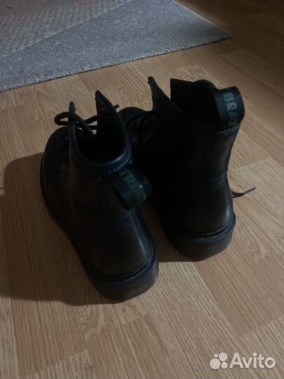 Кожаные ботинки женские