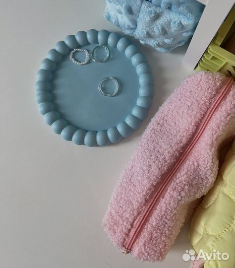 Декоративная подставка (поднос) из гипса