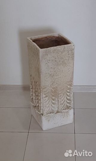 Кашпо для цветов 63х25х25 известняк