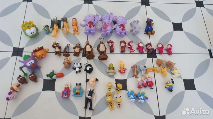 Персонажи из детских мультиков(киндер)