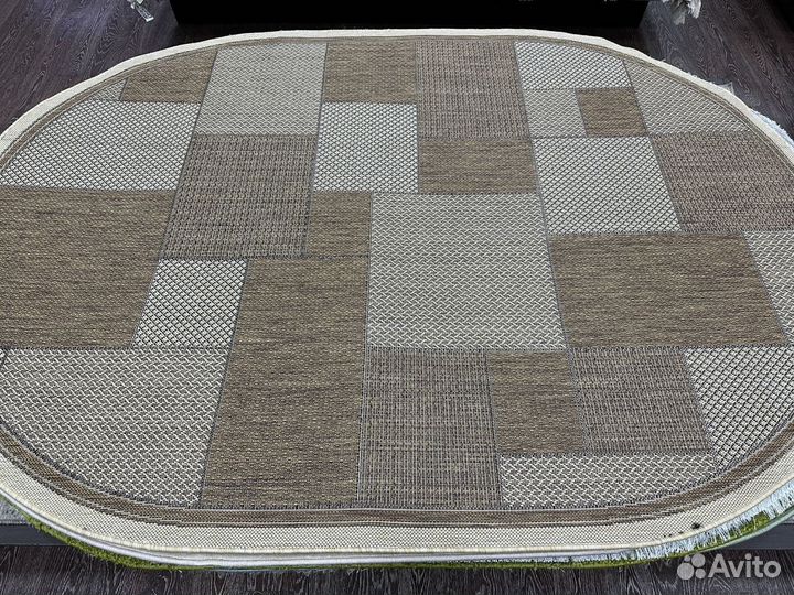 Ковер циновка новый овальный для кухни 1.6х2.3