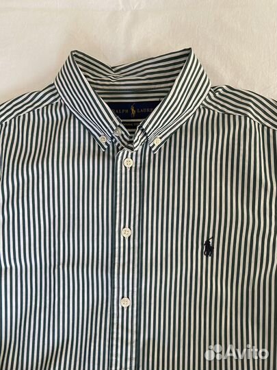 Рубашки Ralph Lauren 14-16 лет голубая и в полоску