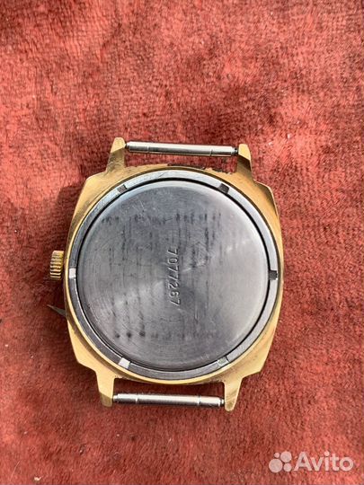 Мужские наручные часы СССР Луч позолочиный СССР