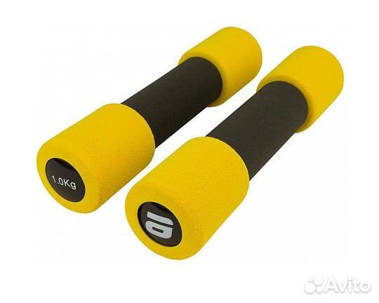 Гантели неопреновые Atemi 1 кг, NBR, пара