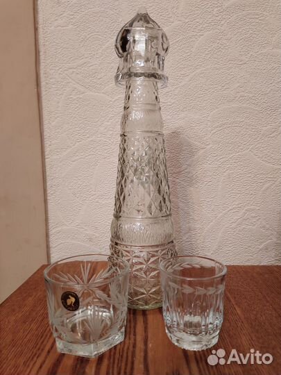 Подарочный набор рюмка, рюмки, бутылка сервиз