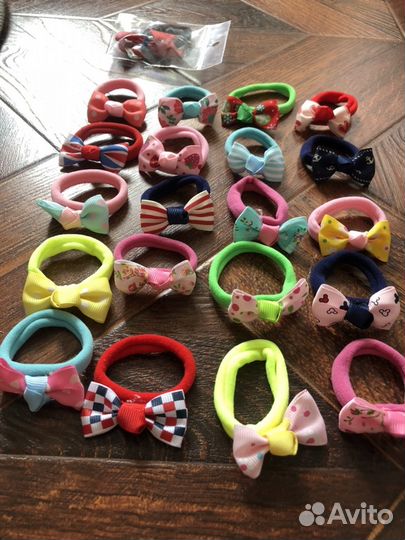 Резинка с маленьким бантиком