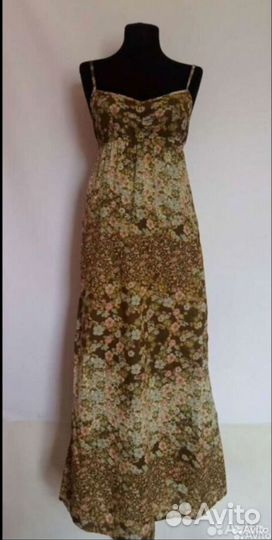 Сарафан hm в цветочек xs длинное платье