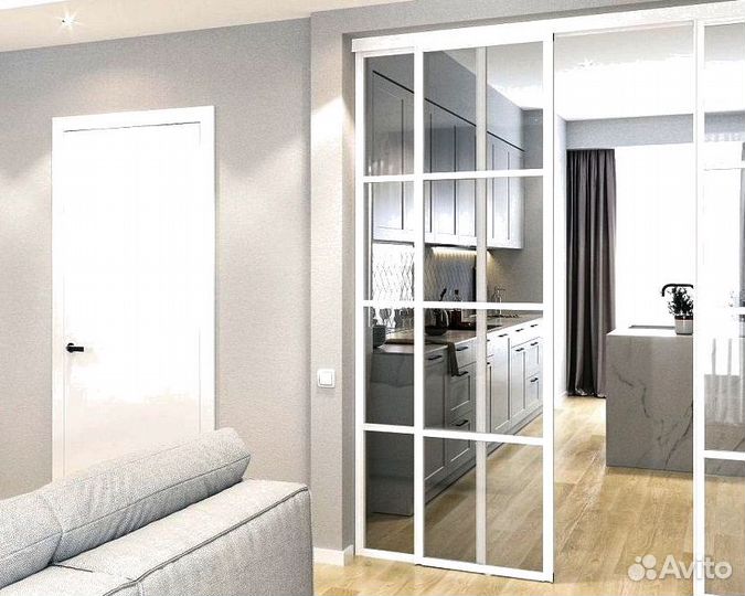 Перегородка стекло