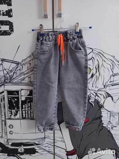 Джинсы 92