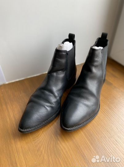 Ботинки челси натуральная кожа 37 ASOS