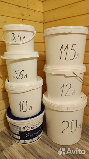 Ведра пластиковые