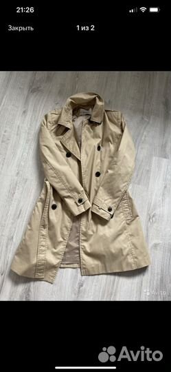 Кожаная куртка mango