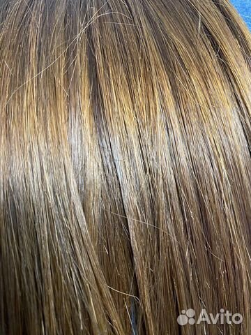 Волосы для наращивания 55 см микрокапсулы