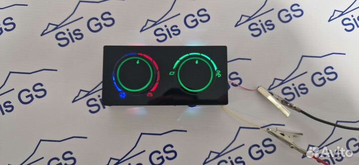 Блок управления отопителя LED 2110 старая панель