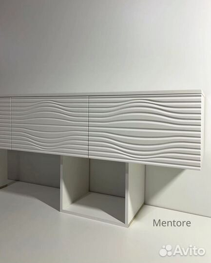 Тумба тв Bravo в белом цвете (конструктор)