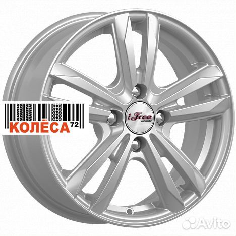 IFree Маскот 6x15 4x100 ET45 Dia67.1 Сильвер