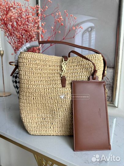 Сумка Saint Laurent Raffia