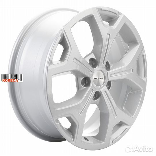 Khomen Wheels KHW1710 6.5x17 5x114,3 ET40 Dia64.1 Сильвер