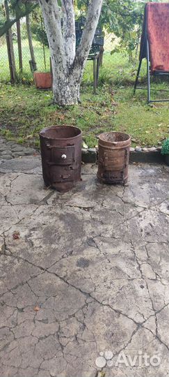 Буржуйка два варианта одна больше другая меньше