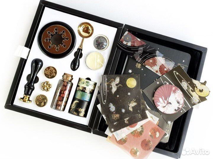 Большой набор для скрапбукинга, сургучный набор