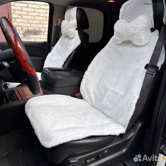 Меховые накидки на автомобиль мех шерсть