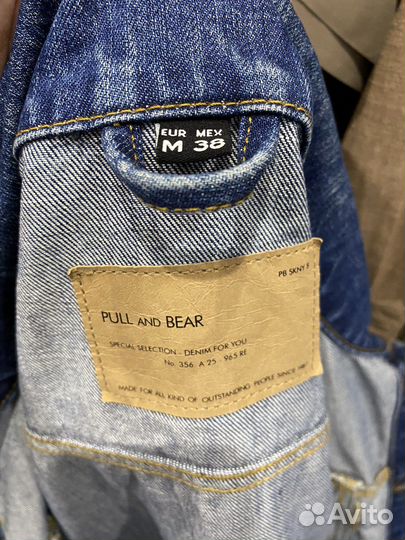 Джинсовая куртка мужская Pull and Bear