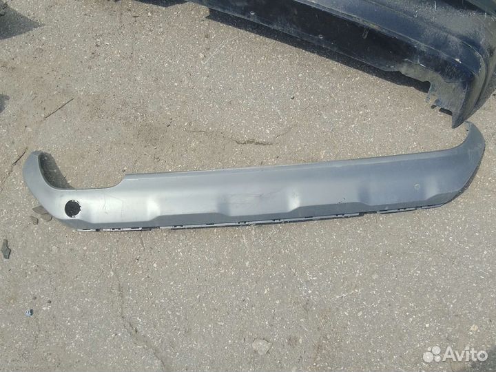 Накладка заднего бампера Hyundai Santa Fe 2018