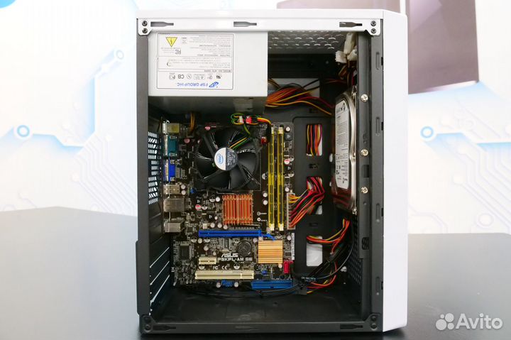 Рабочий компьютер intel 4ядра 4гига