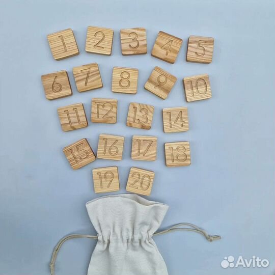 Развивающие деревянные игрушки. Доска для счета