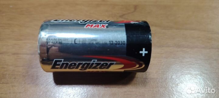 Батарейки Energizer Max, тип С/LR14, 1.5V, 2шт