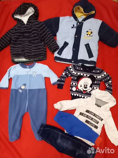 Вещи пакетом на мальчика на 12 - 18 мес