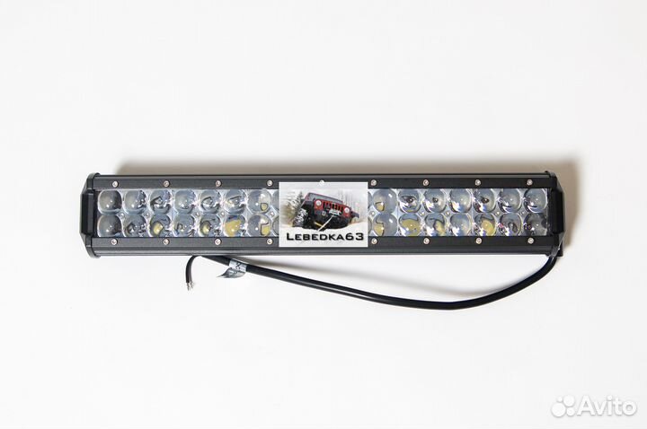 Светодиодная балка / фара 108W (выпуклая линза 4D)