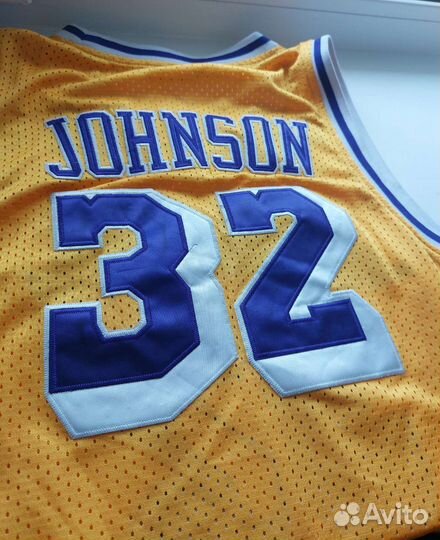 Джерси lakers Johnson 32