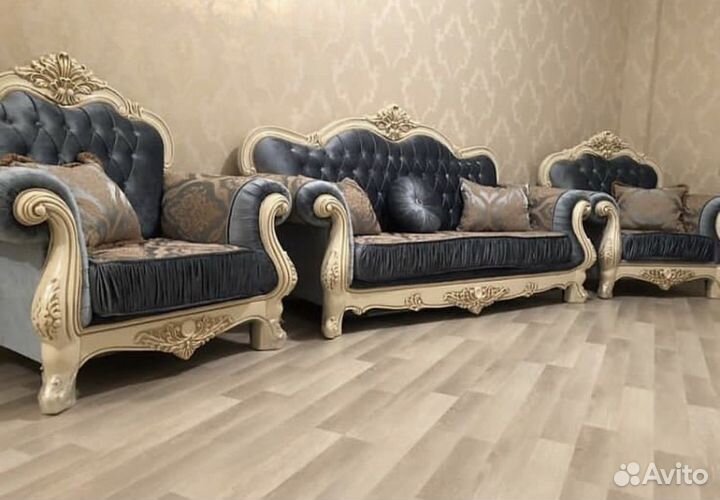 Диван и 2 кресла