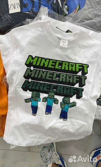 Minecraft футболка