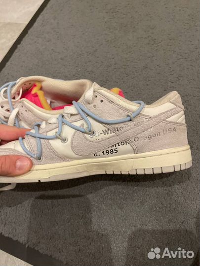 Кроссовки Nike dunk off white