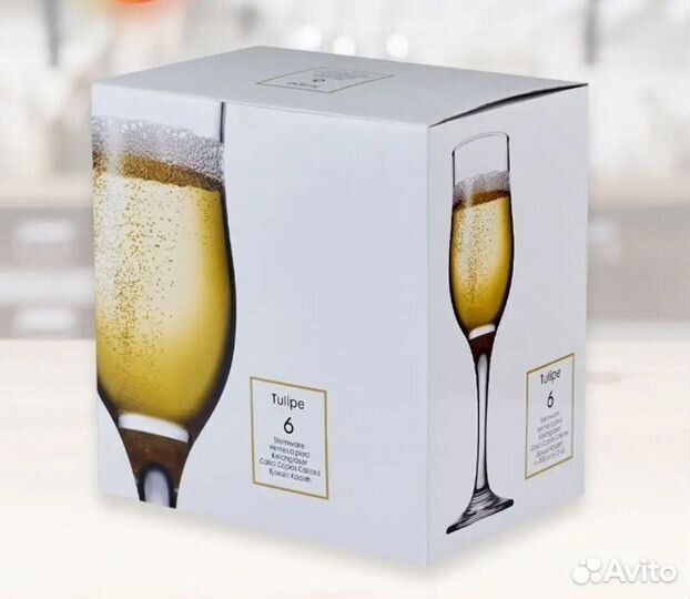 Бокал для вина и для шампанского