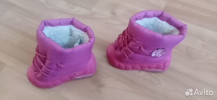 Ботинки для девочки зимние, размер 22-23