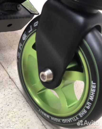 Трюковой Самокат Алюминевый Зеленый