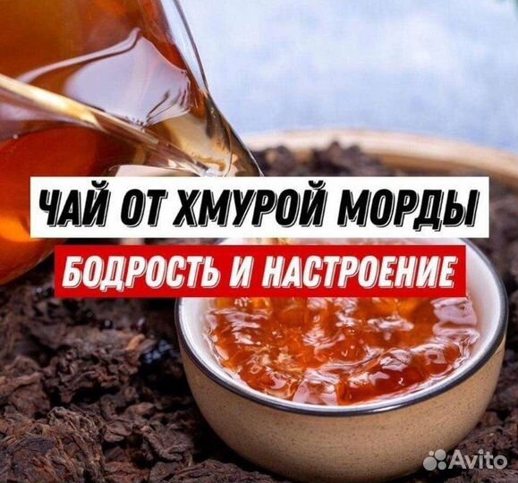 Чай для энергии. Бодрость и настроение. Шу Пуэр