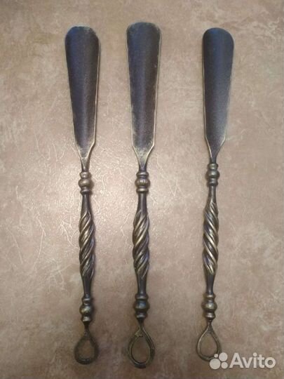 Лопатка для обуви (ложка) кованая