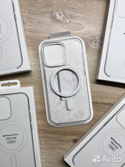 Чехол для iPhone Прозрачный Clear Case с MagSafe