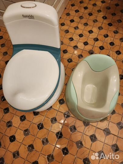 Горшок детский в виде унитаза funkids