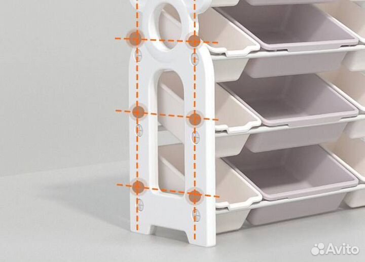 Стеллаж для хранения игрушек