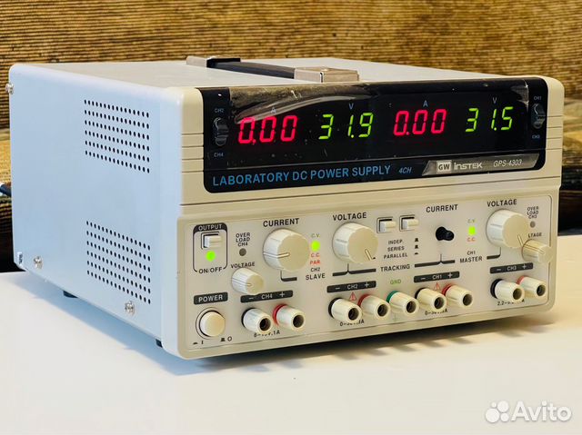 Лабораторный источник питания GPS-4303 GW instek купить в Москве ...