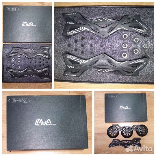 Ролики Razors 44 и Micro MT р43 рама Micro Lava