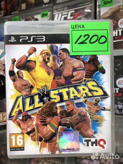 Диск Wrestling All stars для PS3